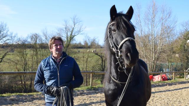 Sylvain Salamero, éleveur de chevaux