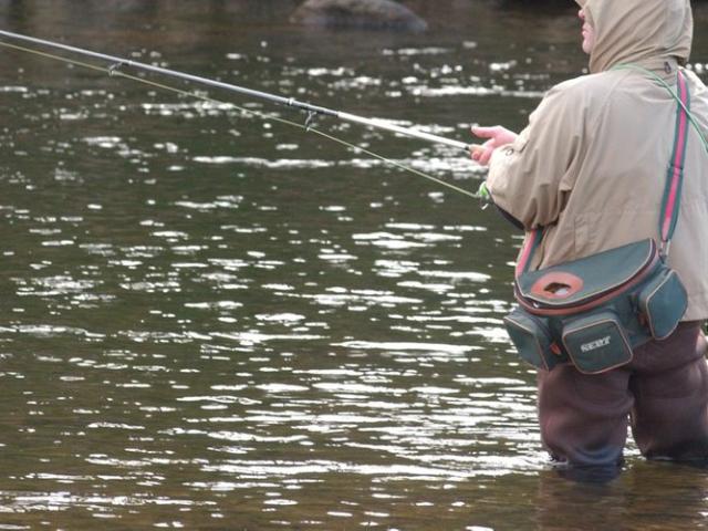 ILLUSTRATION OF THE OPENING OF TROUT FISHING IN ARIEGE